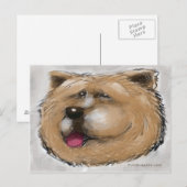 Chow Chow Briefkaart (Voorkant / Achterkant)
