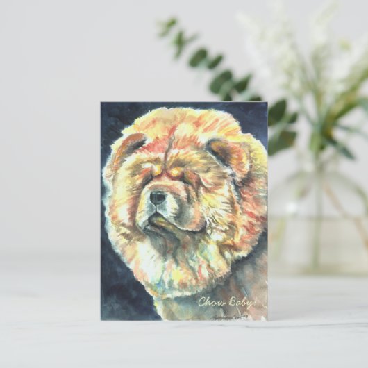 Chow Chow Briefkaarten (Staand voorkant)