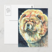 Chow Chow Briefkaarten (Voorkant / Achterkant)