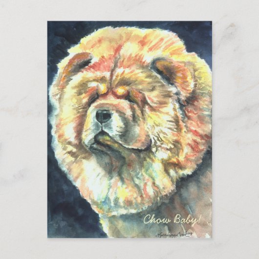 Chow Chow Briefkaarten (Voorkant)
