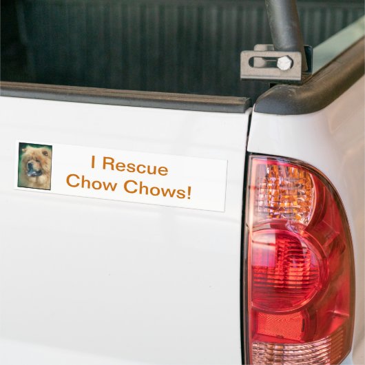 Chow Chow Bumpersticker (Op Truck)