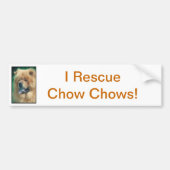 Chow Chow Bumpersticker (Voorkant)