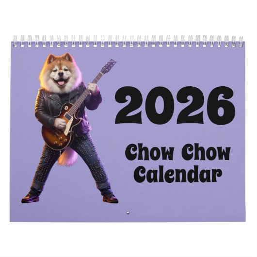 Chow Chow Calendar Kalender (Hoes)