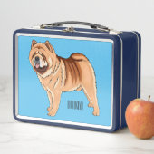 Chow Chow cartoon illustratie (In situ)