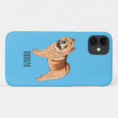 Chow Chow cartoon illustratie Case-Mate iPhone Case (Achterkant (horizontaal))