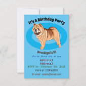 Chow Chow cartoon illustratie Kaart (Voorkant)