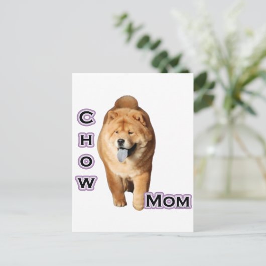 Chow Chow Chow Moeder 4 Briefkaart (Staand voorkant)