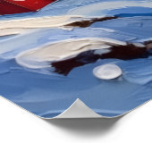 Chow Chow Christmas Boat Holiday Poster (Hoek)