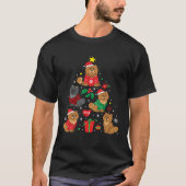 Chow Chow Christmas Dog Tree T-shirt (Voorkant)