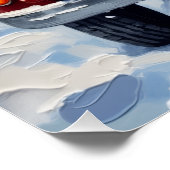 Chow Chow Christmas Red Truck Holiday Perfect Poster (Hoek)