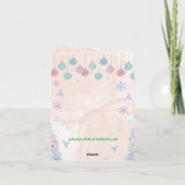  Chow-Chow Christmas Wenskaart Kaart (Achterkant)