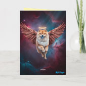 Chow Chow condoleancekaart Kaart (Achterkant)