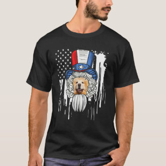 Chow Chow Costume Patriotic 4th Of July American F T-shirt