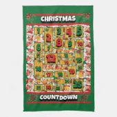 Chow Chow Coundown Kerstmis Advent Calendar Dog Theedoek (Verticaal)