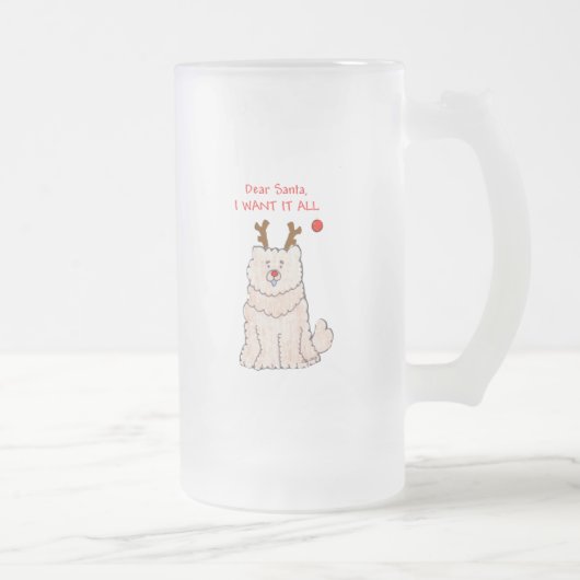 Chow Chow Cream Beste Santa Matglas Bierpul (Rechts)