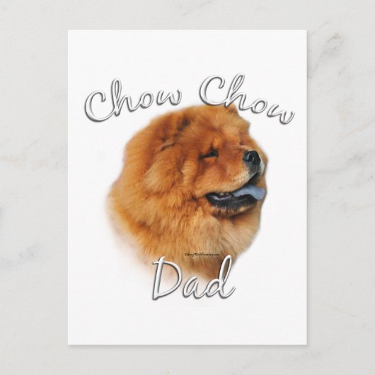 Chow Chow Dad 2 Briefkaart (Voorkant)
