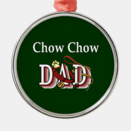 Chow Chow DAD Metalen Ornament