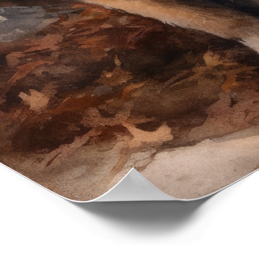 Chow Chow Dog Art Print Poster (Hoek)