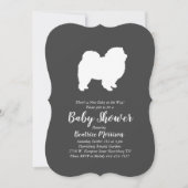 Chow Chow Dog Baby shower Neutral Kaart (Voorkant)