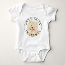 Chow Chow Dog Big Sister Romper