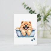 Chow Chow Dog Briefkaart (Staand voorkant)
