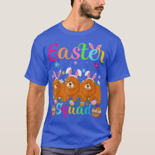 Chow Chow Dog Bunny Ear Easter Squad Chow Hap T-shirt