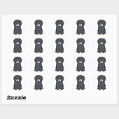 Chow Chow Dog Cartoon Ronde Sticker (Vel)
