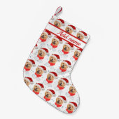 Chow Chow Dog Christmas Pattern Kleine Kerstsok (Voorkant (Hangend))