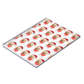 Chow Chow Dog Christmas Pattern Notitieboek (Linkerzijde)