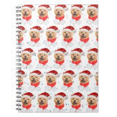Chow Chow Dog Christmas Pattern Notitieboek (Voorkant)