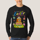 Chow Chow Dog Easter Chow Chow Happy Pasen T-shirt (Voorkant)