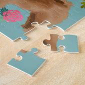 Chow Chow Dog  Florals Legpuzzel (Zijkant)