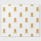 Chow Chow Dog Gift Wrapping Paper Cadeaupapier (Vlak)