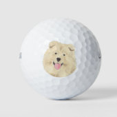 Chow Chow Dog Golfballen (Voorkant)