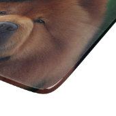 Chow Chow Dog in St. Patrick's Day Dress Snijplank (Hoek)