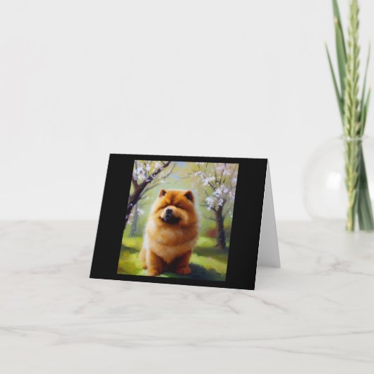 Chow Chow Dog Kaart (Voorkant)