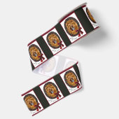 Chow Chow Dog Kerstmis Grosgrain Lint (Achterkant)