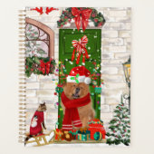Chow Chow Dog Kerstmis Planner (Voorkant)