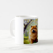 Chow Chow Dog Koffiemok (Voorkant links)