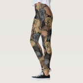 Chow Chow Dog Leggings gedrukt. (Links)