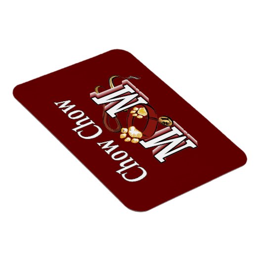 Chow Chow Dog mama Magneet (Rechterzijde)