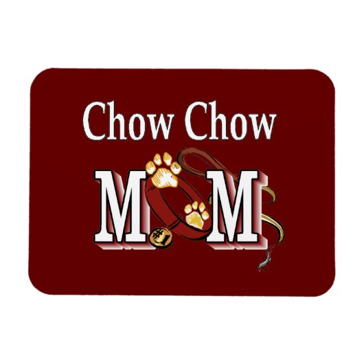 Chow Chow Dog mama Magneet (Horizontaal)