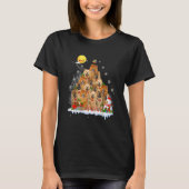 Chow Chow Dog Matching Santa Chow Chow Christmas T-shirt (Voorkant)