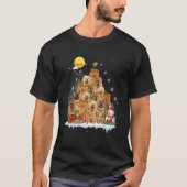 Chow Chow Dog  Matching Santa Chow Chow Christmas  T-shirt (Voorkant)