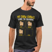 chow chow dog mom dad training guide dogs t-shirt (Voorkant)