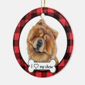 Chow Chow Dog Ornament (Links)