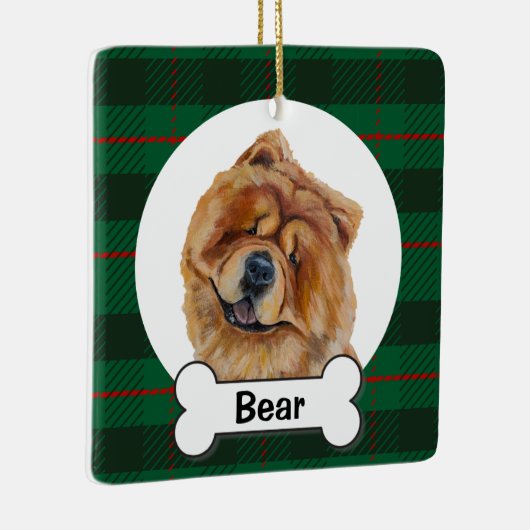 Chow Chow Dog Ornament (Rechts)