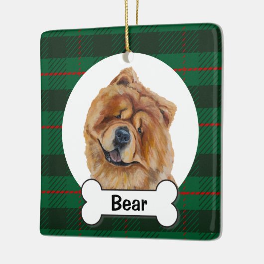 Chow Chow Dog Ornament (Links)