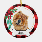 Chow Chow Dog Ornament (Voorkant)
