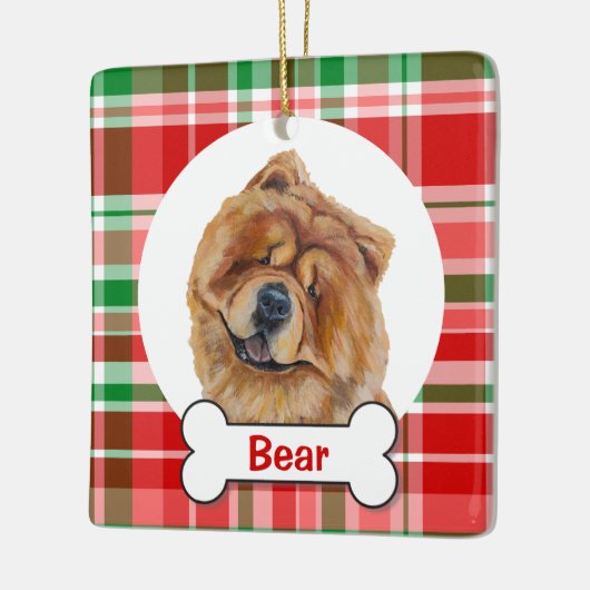Chow Chow Dog Ornament (Links)